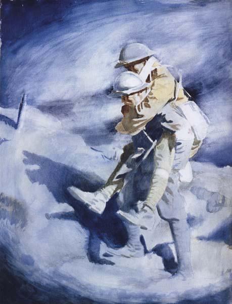 Sir William Orpen Poilu and Tommy oil painting image